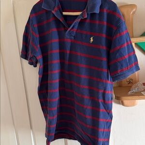 Polo by Ralph Lauren Kids Blue and Red Polo Shirt